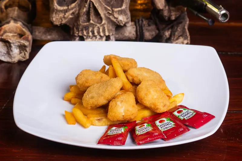 Chicken Nuggets on the pirate ship menu